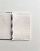 Travelers -  Black Cover With White Lined Pages